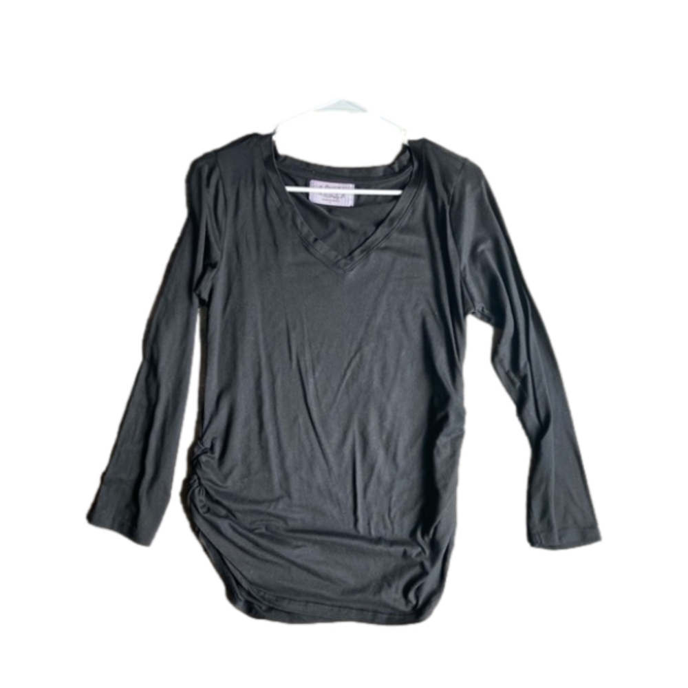 Maternity Long Sleeve Shirt Black Large